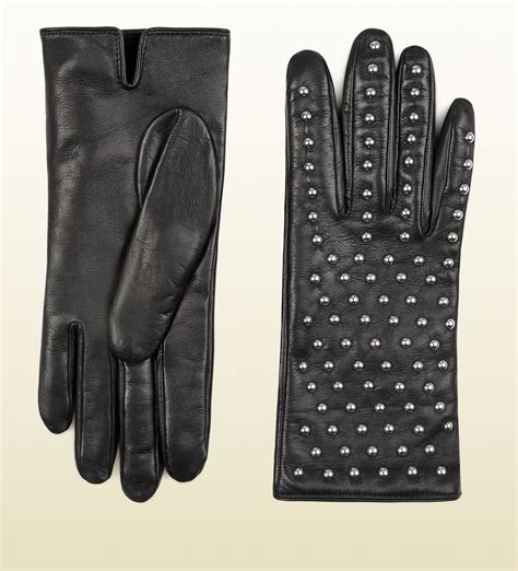 gucci leather gloves ladies